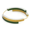 Armband BELLE Groen | Goudkleur ig | A32GRG