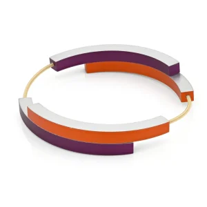 Armband BELLE Oranje | Paars | A32ORP