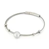 Armband bolletjes met zilveren bol A274