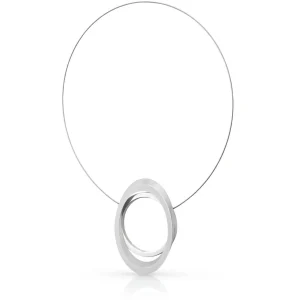 Collier Grote ring met Ovaal C242