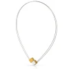 Collier twee kubussen C17G