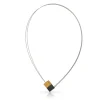 Collier twee kubussen C17ZG