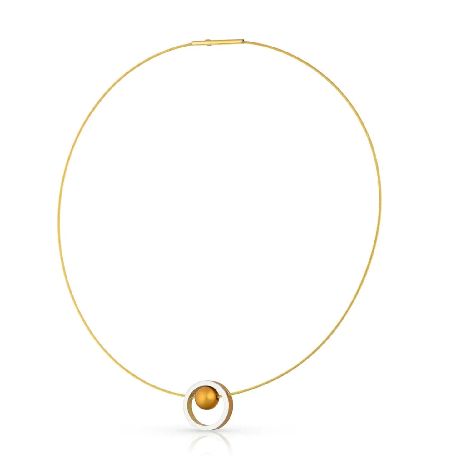 ketting_donna_goudkleur_r_0.webp Ketting DONNA Goudkleur Ring met kogeltje | C278G