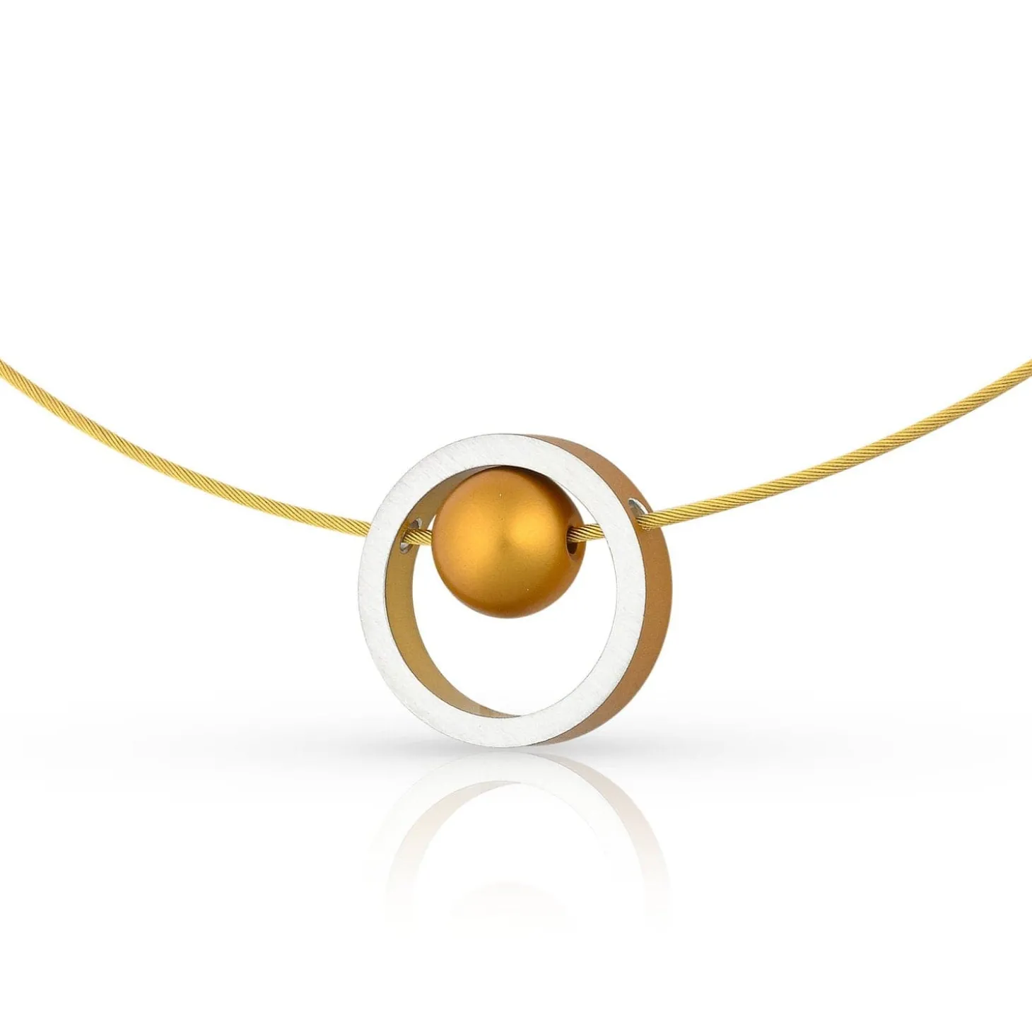 ketting_donna_goudkleur_r_1.webp Ketting DONNA Goudkleur Ring met kogeltje | C278G