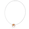 Ketting DONNA Oranje Ring met kogeltje | C278O