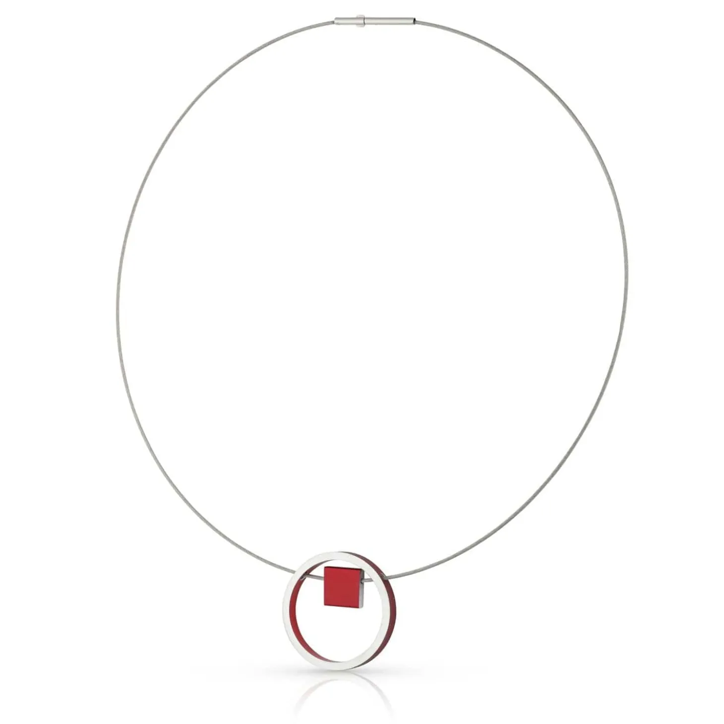 ketting_evy_rood_ring_met_0.webp Ketting EVY Rood Ring met vierkantje | C277R
