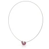 Ketting GEESJE inschuivende rondjes Roze C280RO