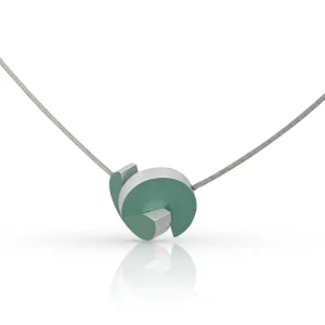 Ketting GEESJE inschuivende rondjes Groen C280GR