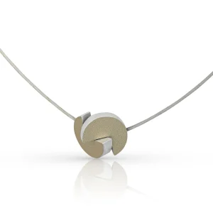 Ketting GEESJE inschuivende rondjes Goudkleur C280G