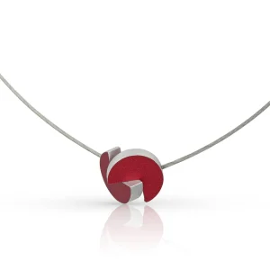 Ketting GEESJE inschuivende rondjes Rood C280R