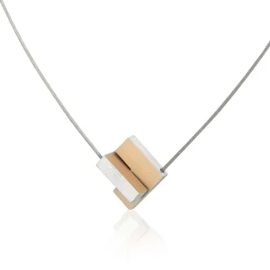 Ketting HILLIE inschuivende vierkantjes C281G