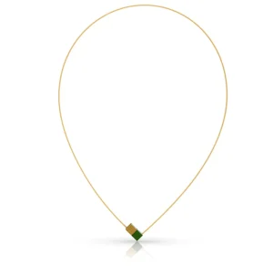 Ketting KAAT Groen | Goudkleur | CG205GRG