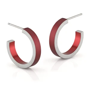 Oorbellen ROMY Rood | O51R