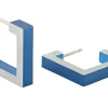 Oorbellen VERA Blauw | O11B