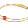 Thinking of You edelsteen armband Carneool goudkleur