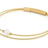 Thinking of You edelsteen armband Parel goudkleur
