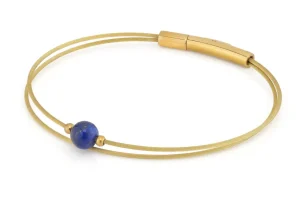 Thinking of You edelsteen armband Lapis lazuli goudkleurkleurA716GG