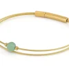 Thinking of You edelsteen armband Aventurijn goudkleur