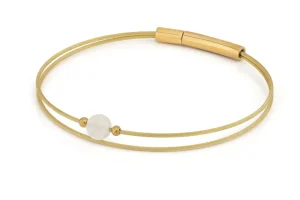 Thinking of You edelsteen armband Maansteen goudkleur
