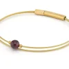 Thinking of You edelsteen armband Granaat goudkleur