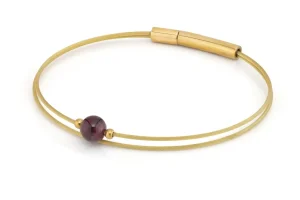 Thinking of You edelsteen armband Granaat goudkleur